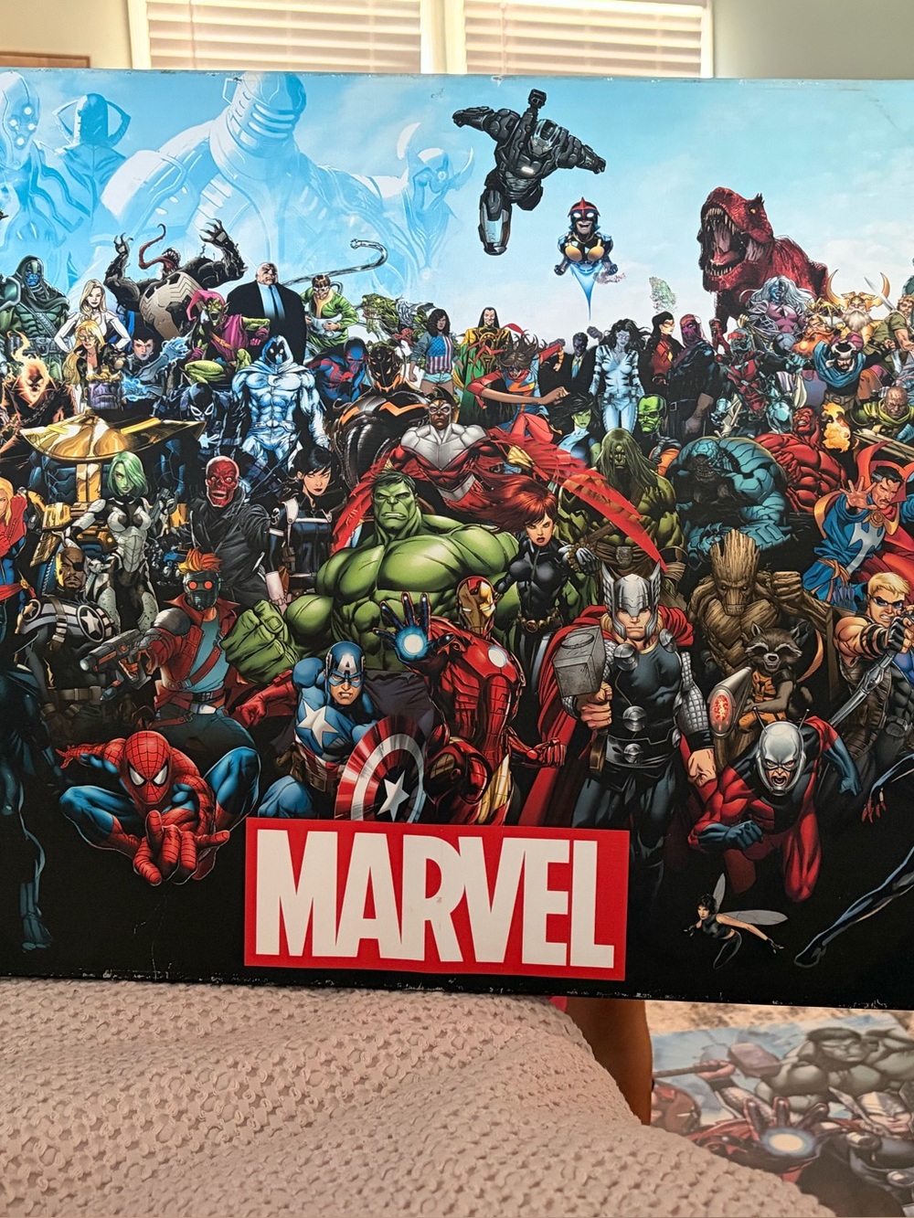 Marvel Iconic Heroes Wall Art - Red, Blue, Green